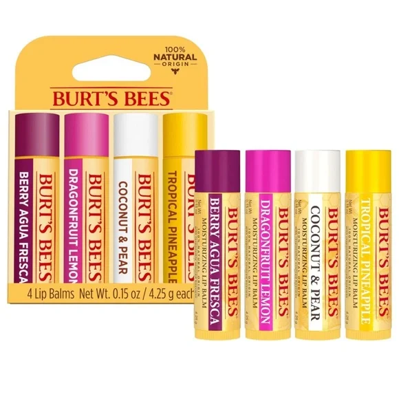 Burt's Bees Lip Balms — Tropical Retreat 4 Pack Set - Picture 16 of 16